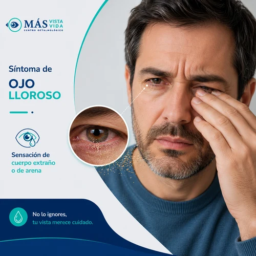 sintoma ojo lloroso mv