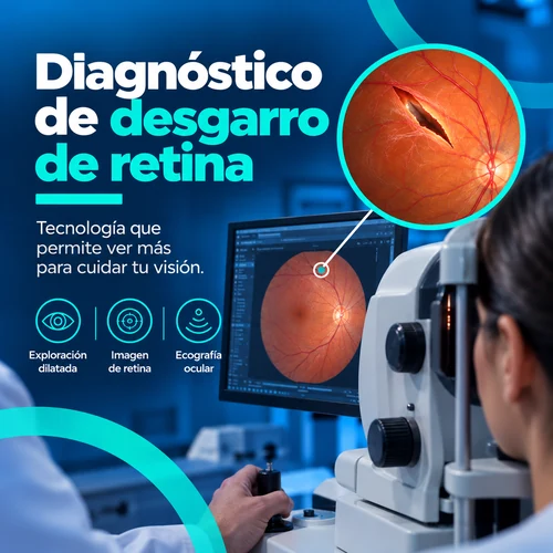 diagnostico desgarro de retina